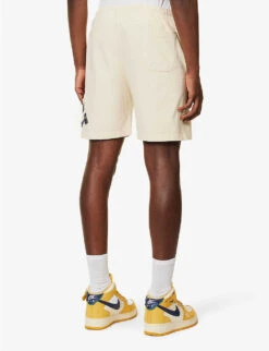 MARKET Throwback Graphic-print Cotton-jersey Shorts -Fit & Flow Clothing Sales Store R04168899 ECRU ALT03