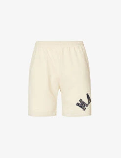 MARKET Throwback Graphic-print Cotton-jersey Shorts