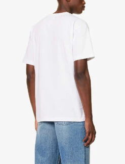 MARKET Internet Friends Graphic-print Regular-fit Cotton-jersey T-shirt -Fit & Flow Clothing Sales Store R04168904 WHITE ALT03