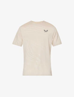 CASTORE Core Tech Logo-print Woven T-shirt