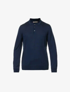 CORNELIANI Collared Relaxed-fit Wool Polo Shirt