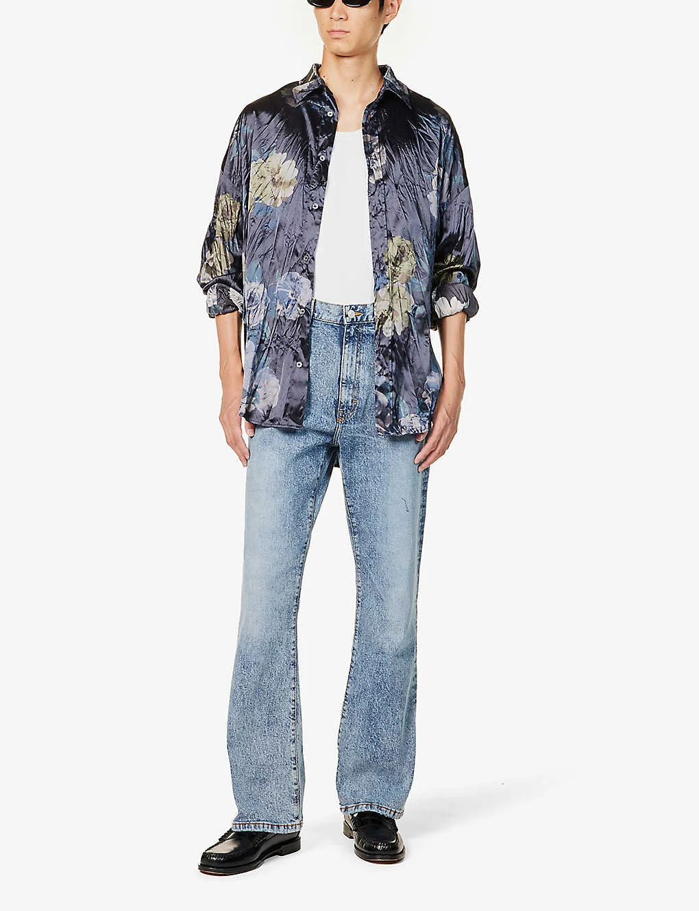 Flared-leg Mid-rise Organic Stretch-denim Jeans 2 Flared-leg Mid-rise Organic Stretch-denim Jeans - Image 2