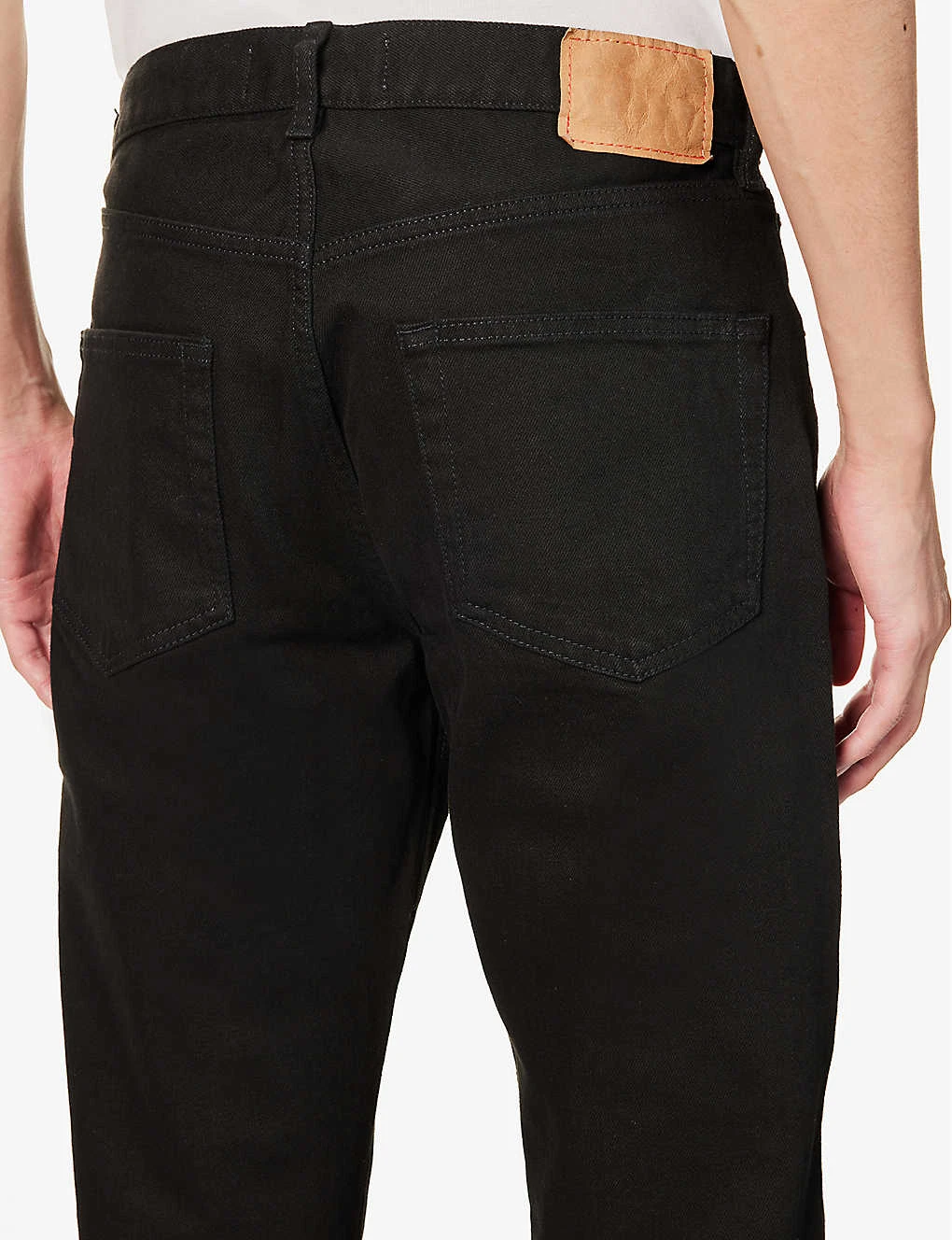 Tapered-leg Mid-rise Organic Stretch-denim Jeans 6 Tapered-leg Mid-rise Organic Stretch-denim Jeans - Image 6