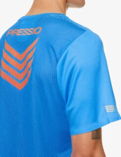 Pressio Elite Short-sleeved Recycled-polyester T-shirt -Fit & Flow Clothing Sales Store R04172897 DARKBLUEORANGE ALT04