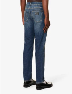 Dolce & Gabbana Brand-plaque Regular-fit Straight-leg Stretch-denim Jeans -Fit & Flow Clothing Sales Store R04174018 COMBINEDCOLOUR ALT03