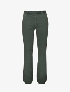 NEUW Cash Branded-hardware Straight-leg Slim-fit Twill Trousers