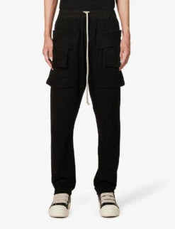 Creatch Drawstring-waist Cotton-jersey Trousers 7 Creatch Drawstring-waist Cotton-jersey Trousers -Fit & Flow Clothing Sales Store R04174845 BLACK ALT02