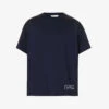 Valentino Tag Brand-patch Cotton-jersey T-shirt