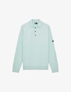 THE KOOPLES Logo-tab Button-fastened Knitted Jumper