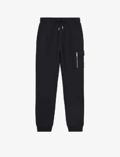 THE KOOPLES Side-pocket Elasticated-waist Cotton Jogging Bottoms