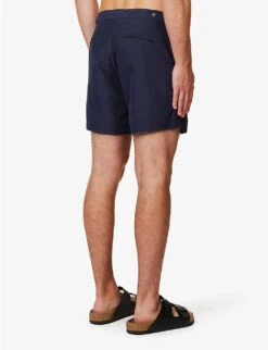 Sunspel Mid-rise Recycled-polyester Swim Shorts -Fit & Flow Clothing Sales Store R04181931 NAVY1 ALT03