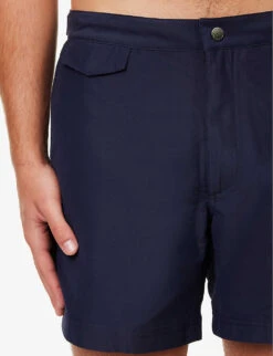 Sunspel Mid-rise Recycled-polyester Swim Shorts -Fit & Flow Clothing Sales Store R04181931 NAVY1 ALT04