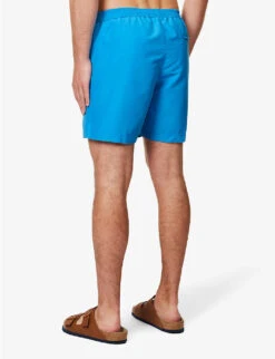 Sunspel Drawstring-waist Mid-rise Recycled-polyester Swim Shorts 8 Sunspel Drawstring-waist Mid-rise Recycled-polyester Swim Shorts -Fit & Flow Clothing Sales Store R04181934 TURQUOISE ALT03