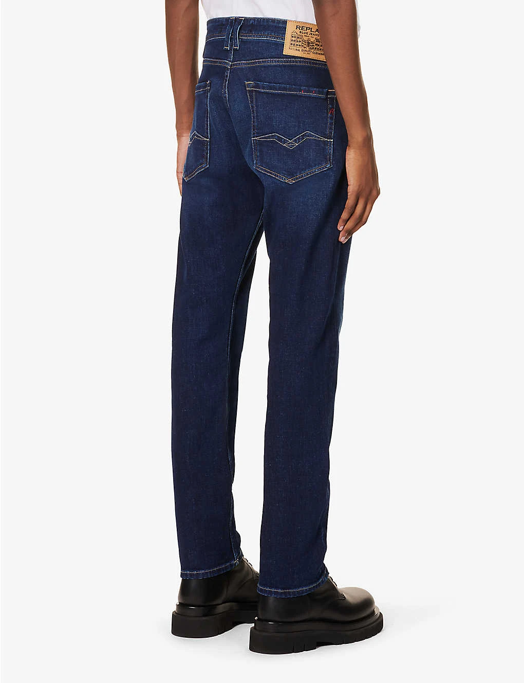 Replay Rocco Regular-fit Straight-leg Stretch-denim Jeans 4 Replay Rocco Regular-fit Straight-leg Stretch-denim Jeans - Image 4
