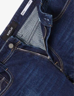 Replay Rocco Regular-fit Straight-leg Stretch-denim Jeans 13 Replay Rocco Regular-fit Straight-leg Stretch-denim Jeans -Fit & Flow Clothing Sales Store R04186408 DARKBLUE ALT06