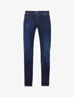 Replay Rocco Regular-fit Straight-leg Stretch-denim Jeans