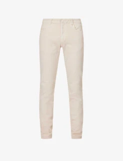 ELEVENTY Straight-leg Mid-rise Stretch-cotton Trousers