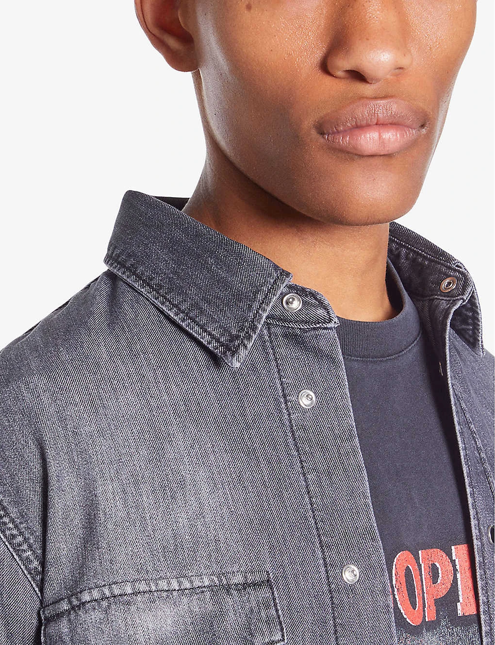 THE KOOPLES Regular-fit Long-sleeve Denim Shirt 5 THE KOOPLES Regular-fit Long-sleeve Denim Shirt - Image 5