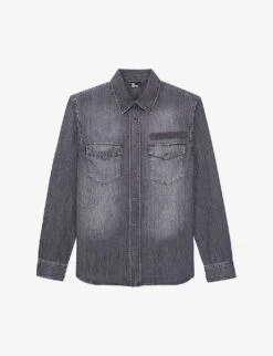 THE KOOPLES Regular-fit Long-sleeve Denim Shirt