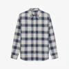 THE KOOPLES Checked Relaxed-fit Cotton-blend Overshirt