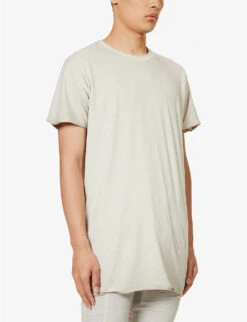 One Piece Relaxed-fit Cotton-jersey T-shirt -Fit & Flow Clothing Sales Store R04187929 GREY ALT02