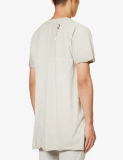 One Piece Relaxed-fit Cotton-jersey T-shirt -Fit & Flow Clothing Sales Store R04187929 GREY ALT03