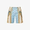Versace Graphic-print Slip-pocket Regular-fit Swim Shorts