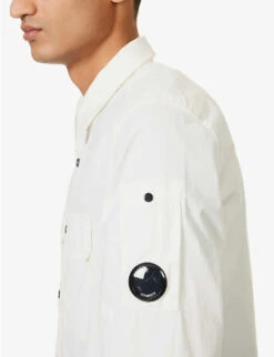 Lens-pocket Button-down Cotton-poplin Shirt 9 Lens-pocket Button-down Cotton-poplin Shirt -Fit & Flow Clothing Sales Store R04189374 GAUZEWHITE ALT04