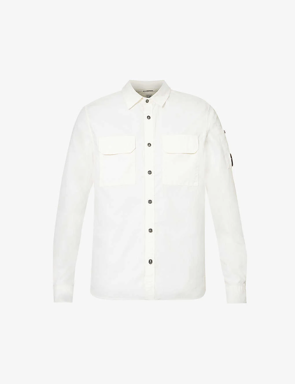 Lens-pocket Button-down Cotton-poplin Shirt 1 Lens-pocket Button-down Cotton-poplin Shirt