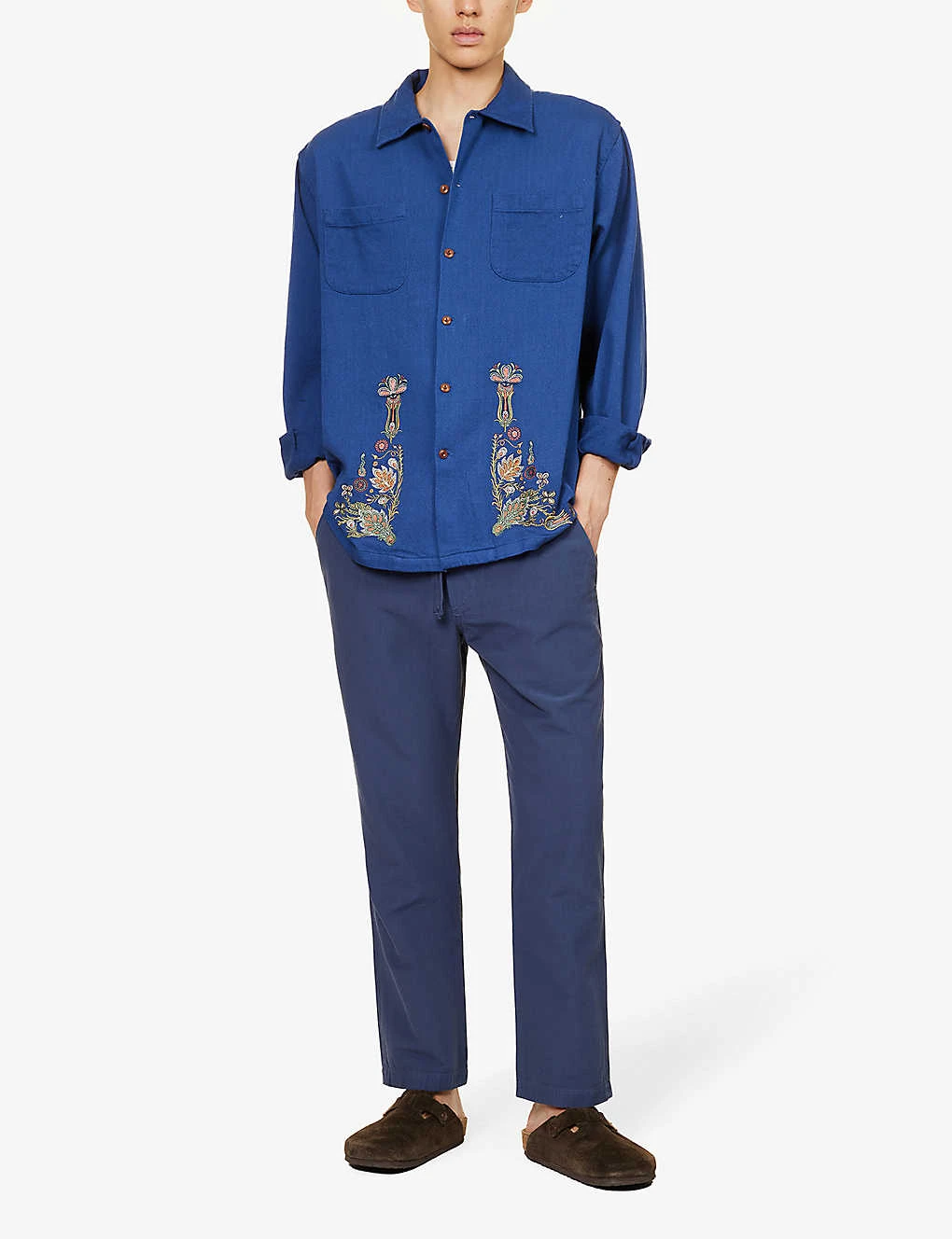 CITIZENS OF HUMANITY Delon Tapered-leg Mid-rise Cotton And Linen-blend Trousers 2 CITIZENS OF HUMANITY Delon Tapered-leg Mid-rise Cotton And Linen-blend Trousers - Image 2