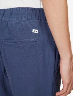 CITIZENS OF HUMANITY Delon Tapered-leg Mid-rise Cotton And Linen-blend Trousers 9 CITIZENS OF HUMANITY Delon Tapered-leg Mid-rise Cotton And Linen-blend Trousers -Fit & Flow Clothing Sales Store R04191342 LECOTEDKBLUE ALT04