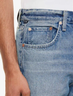 CITIZENS OF HUMANITY Finn Relaxed-fit Tapered Jeans -Fit & Flow Clothing Sales Store R04191344 CLUBHOSEMDINDIGO ALT04