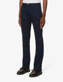 Paige Normandie Straight-leg Mid-rise Stretch-denim Jeans -Fit & Flow Clothing Sales Store R04192288 INKWELL ALT02