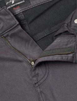 7 For All Mankind Brand-patch Belt-loop Regular-fit Stretch-denim Jeans -Fit & Flow Clothing Sales Store R04193318 GREY ALT06