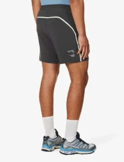 Lululemon Pace Breaker 7” Zipped-pocket Stretch Recycled-polyester Shorts -Fit & Flow Clothing Sales Store R04194028 GRAPHITEGREY ALT03