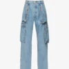 Cargo-pocket Wide-leg Relaxed-fit Jeans