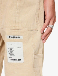 Wide-leg Mid-rise Cotton-canvas Trousers -Fit & Flow Clothing Sales Store R04194911 CANVASKHAKI ALT04