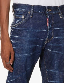 DSQUARED2 Cool Guy Slim-fit Tapered-leg Stretch-denim Jeans -Fit & Flow Clothing Sales Store R04196732 NAVYBLUE ALT03