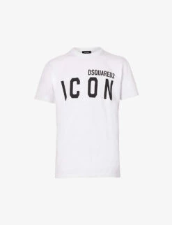 DSQUARED2 Icon Logo-print Cotton-jersey T-shirt