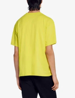 Sandro Starfish-print Relaxed-fit Cotton T-shirt 8 Sandro Starfish-print Relaxed-fit Cotton T-shirt -Fit & Flow Clothing Sales Store R04197464 VERTS ALT03