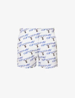 ORLEBAR BROWN Graphic-print Branded-hardware Swim Shorts